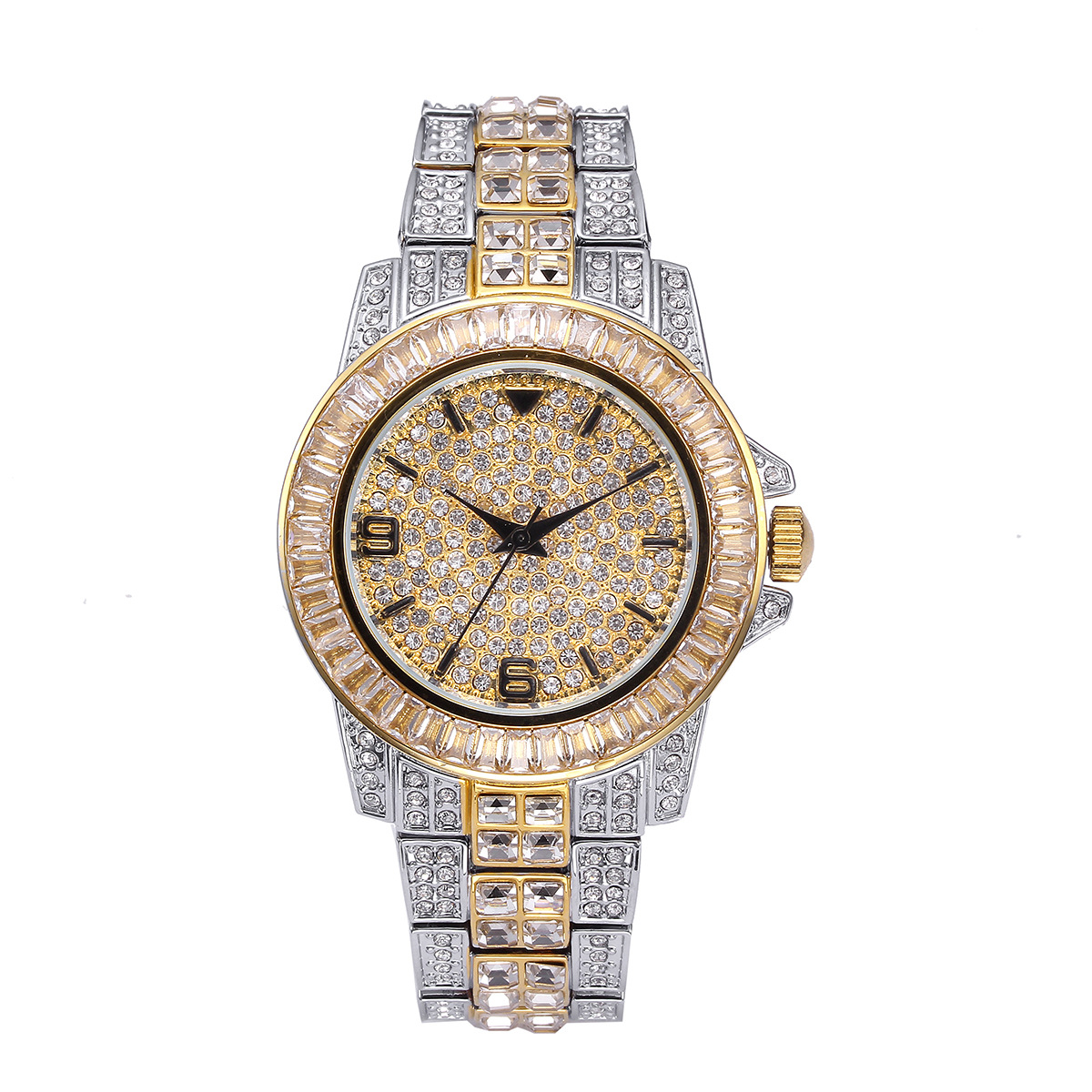 Jewelry Clasp Watches - Luxury Full Stone Quartz Watches for