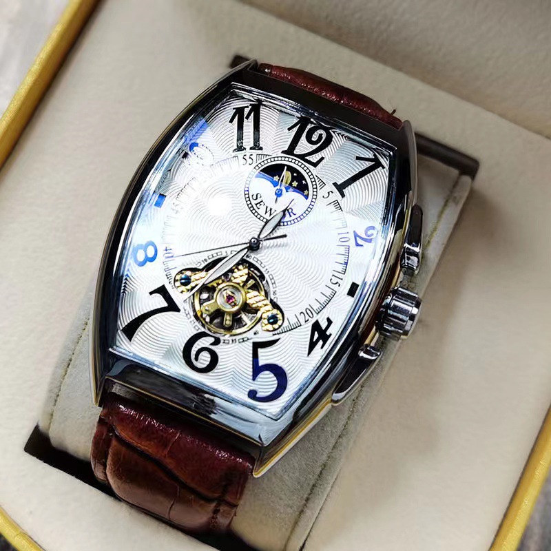 SEWOR Mechanical Watch Men Gol - огляд і ціна Seiko Watch Presage