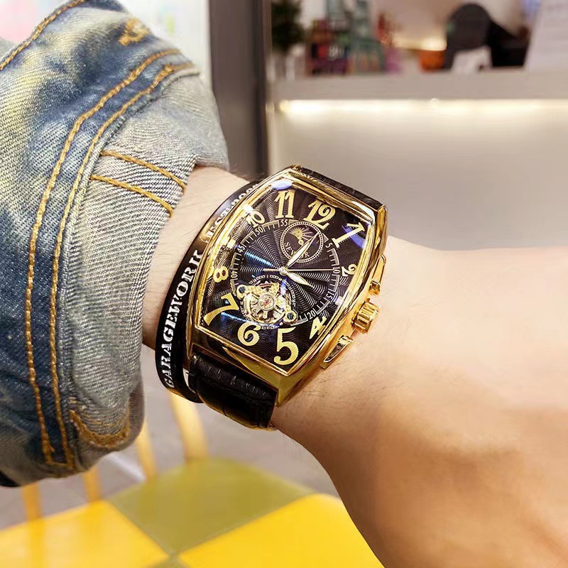 SEWOR Mechanical Watch Men Gol - огляд і ціна Seiko Watch Presage