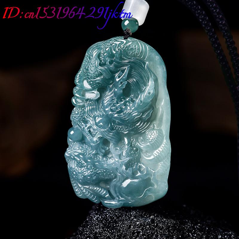 Natural Burmese Jadeite Dragon - огляд і ціна Necklace Pendant