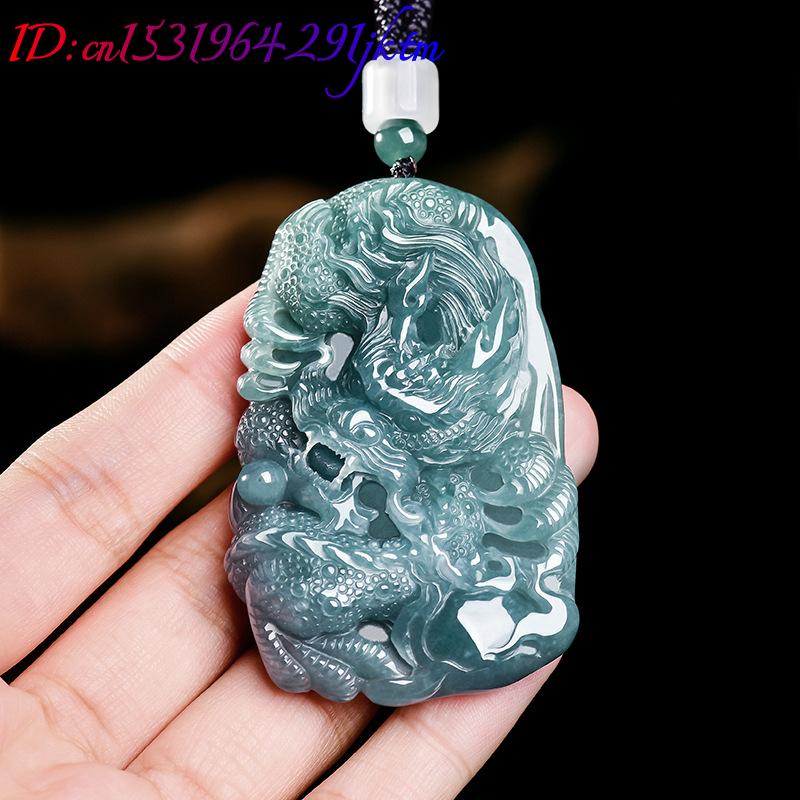 Natural Burmese Jadeite Dragon - огляд і ціна Necklace Pendant