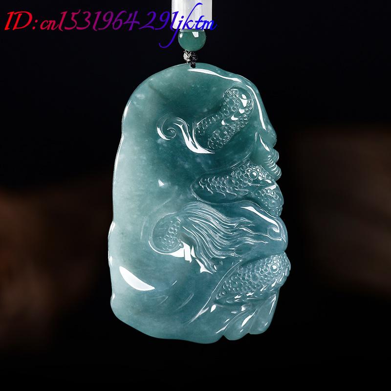 Natural Burmese Jadeite Dragon - огляд і ціна Necklace Pendant