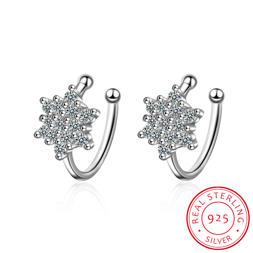 Real 925 Silver New Design Bea - огляд і ціна Ear Cuff No Piercing