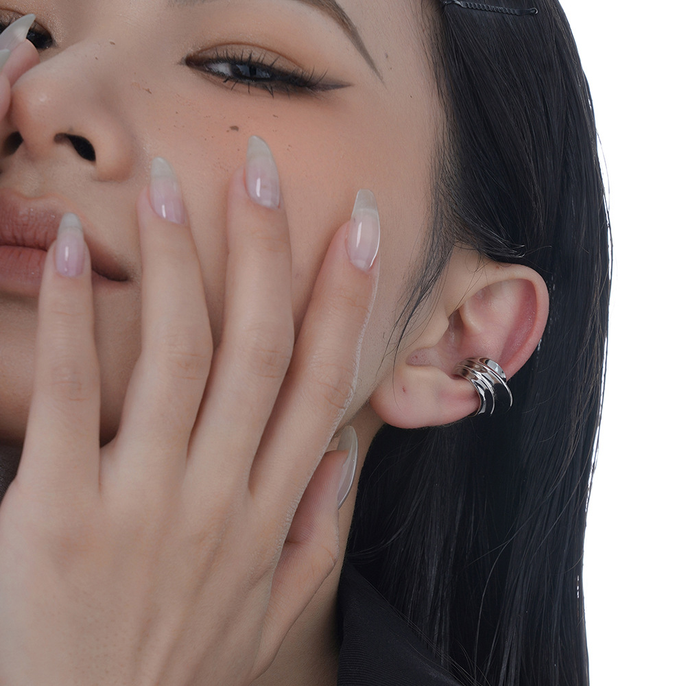 F.I.N.S 1PC Exaggerated Wide S - огляд і ціна Ear Cuff No Piercing