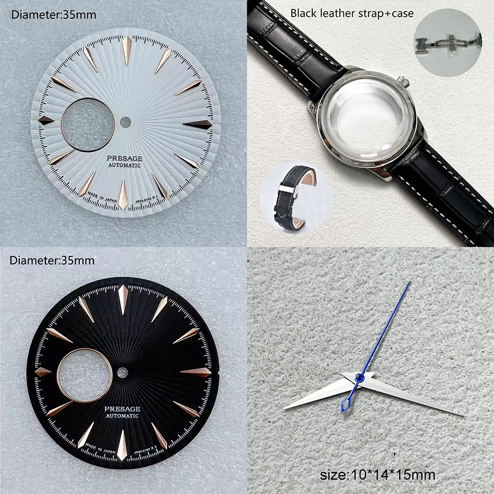 NH38 35mm s logo dial presage  - огляд і ціна Seiko Watch Presage