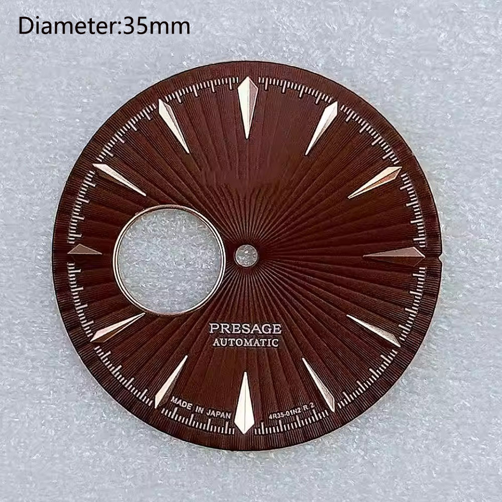NH38 35mm s logo dial presage  - огляд і ціна Seiko Watch Presage