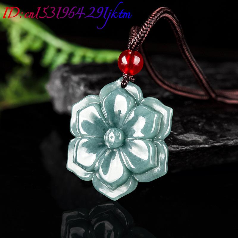 Burmese Jadeite Flower Pendant - огляд і ціна Necklace Pendant