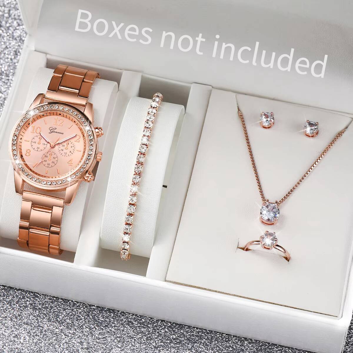 6PCS/Set Fashion Rhinestone Wo - огляд і ціна Jewelry Clasp Watches