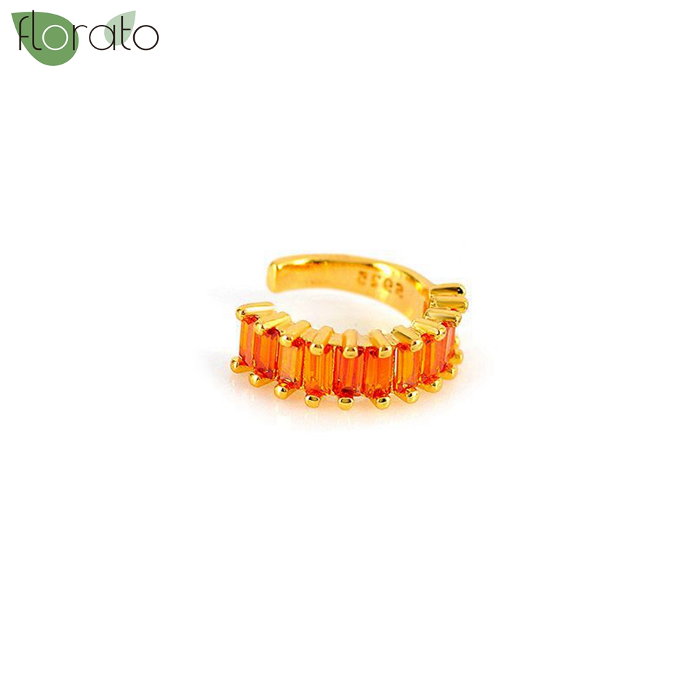 1Pcs 18k Gold Plated Zircon Ea - огляд і ціна Ear Cuff No Piercing