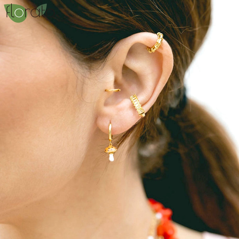 1Pcs 18k Gold Plated Zircon Ea - огляд і ціна Ear Cuff No Piercing
