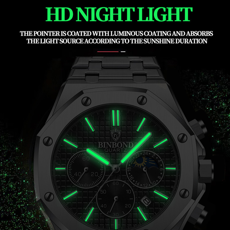 BINBOND Quality Men Watch Luxu - огляд і ціна Rolex Watch Daytona