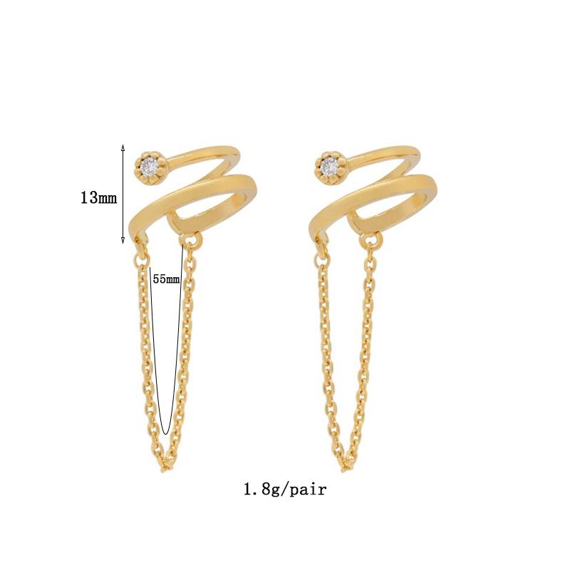 KEYOUNUO Gold Filled Silver Co - огляд і ціна Ear Cuff No Piercing