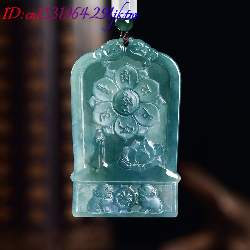Natural Burmese Jadeite Guanyi - огляд і ціна Necklace Pendant