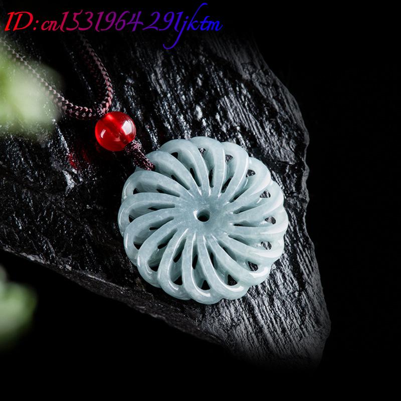 Burmese Jadeite Flower Pendant - огляд і ціна Necklace Pendant