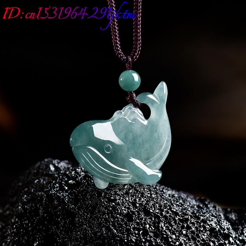 Natural Burmese Jadeite Whale  - огляд і ціна Necklace Pendant