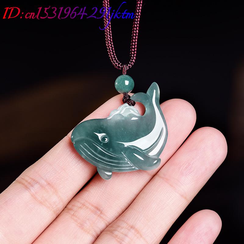 Natural Burmese Jadeite Whale  - огляд і ціна Necklace Pendant