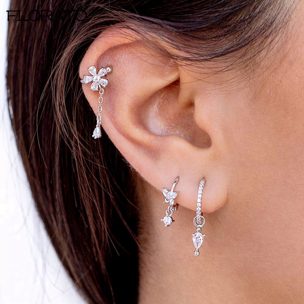 1PCS 18K Gold Earings Clip on  - огляд і ціна Ear Cuff No Piercing