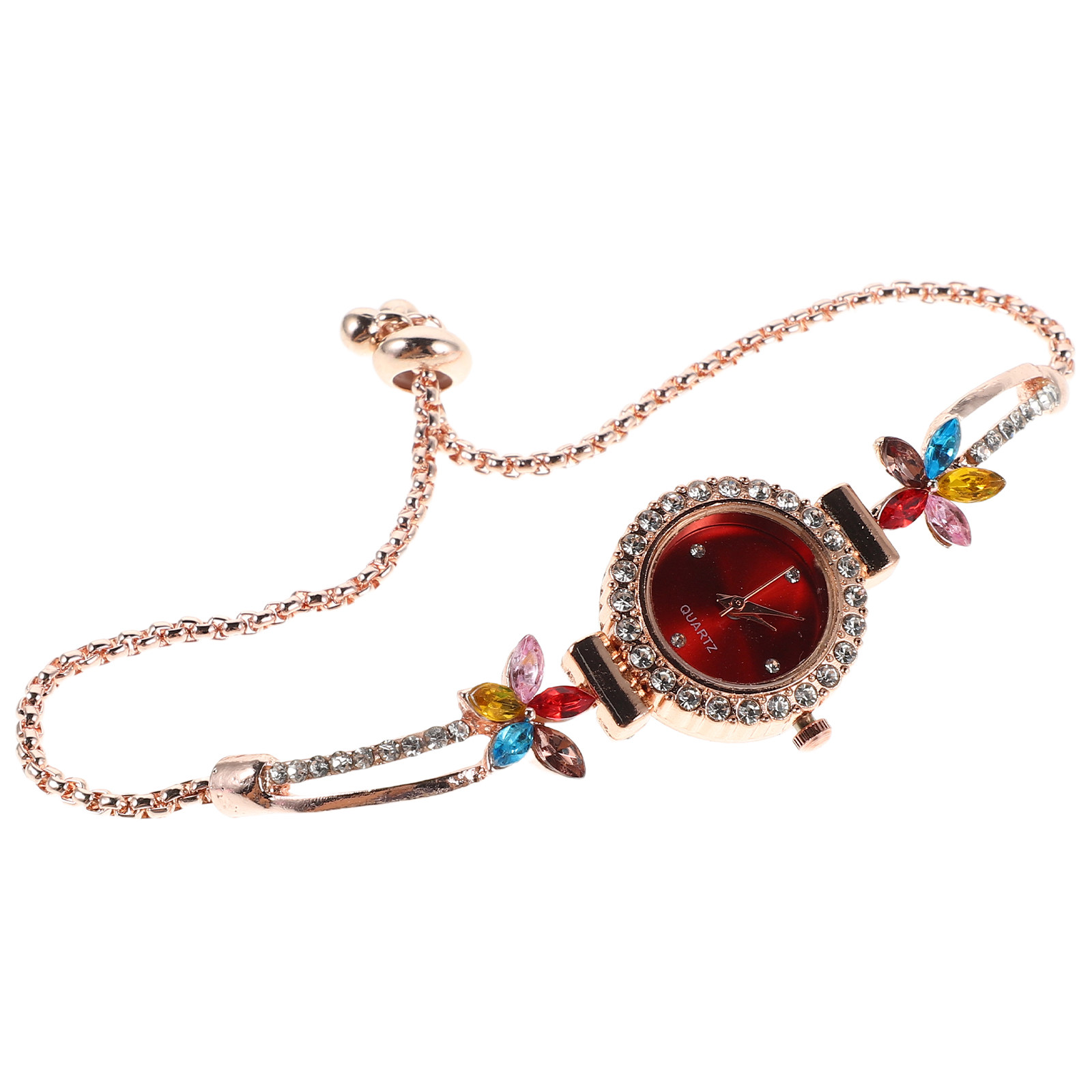 Women's Floral Rhinestone Brac - огляд і ціна Jewels In Quartz Watches
