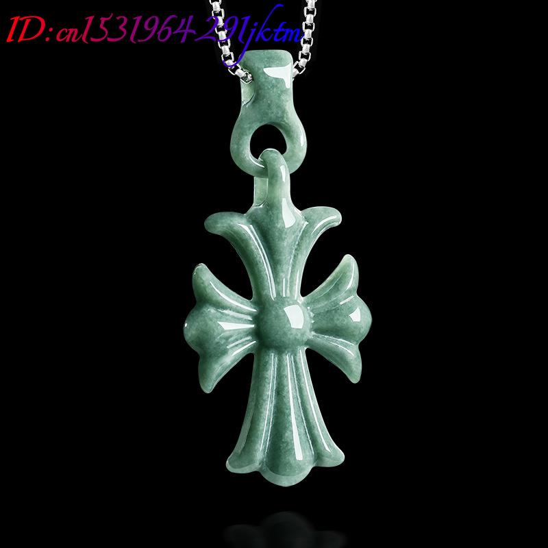 Natural Burmese Jadeite Cross  - огляд і ціна Necklace Pendant