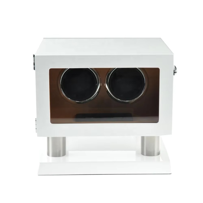 White Brown Leather Controller - огляд і ціна Automatic Watch Winder