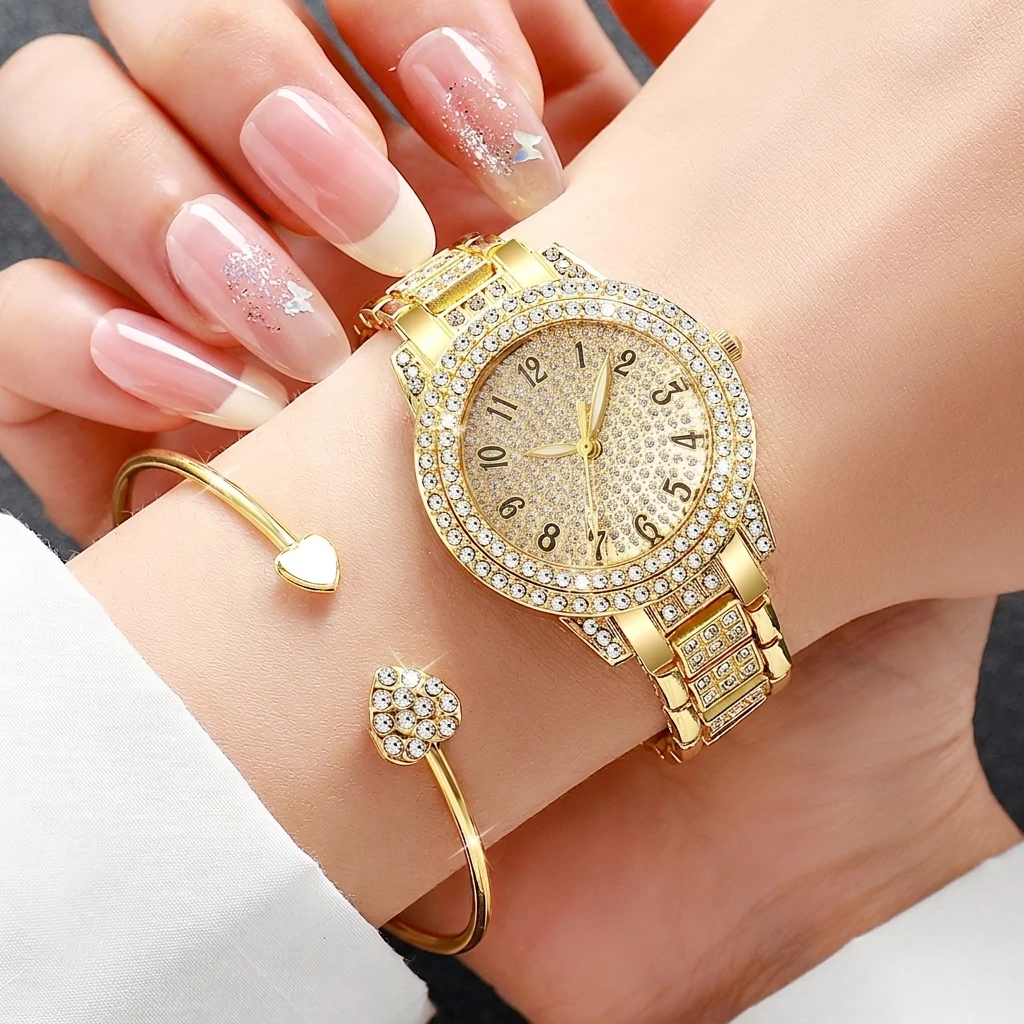 6PCS Fashion Rhinestone Women  - огляд і ціна Jewelry Clasp Watches