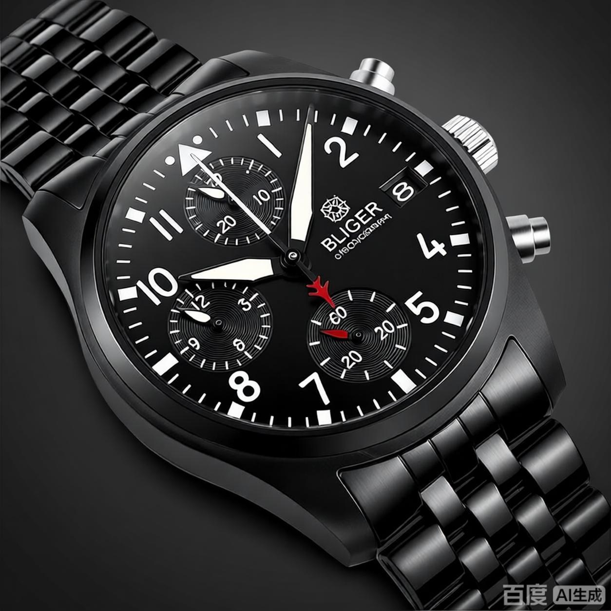 BLIGER Full Black Brushed 38mm - огляд і ціна Jewellery Watches