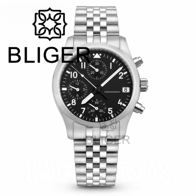 BLIGER Full Black Brushed 38mm - огляд і ціна Jewellery Watches