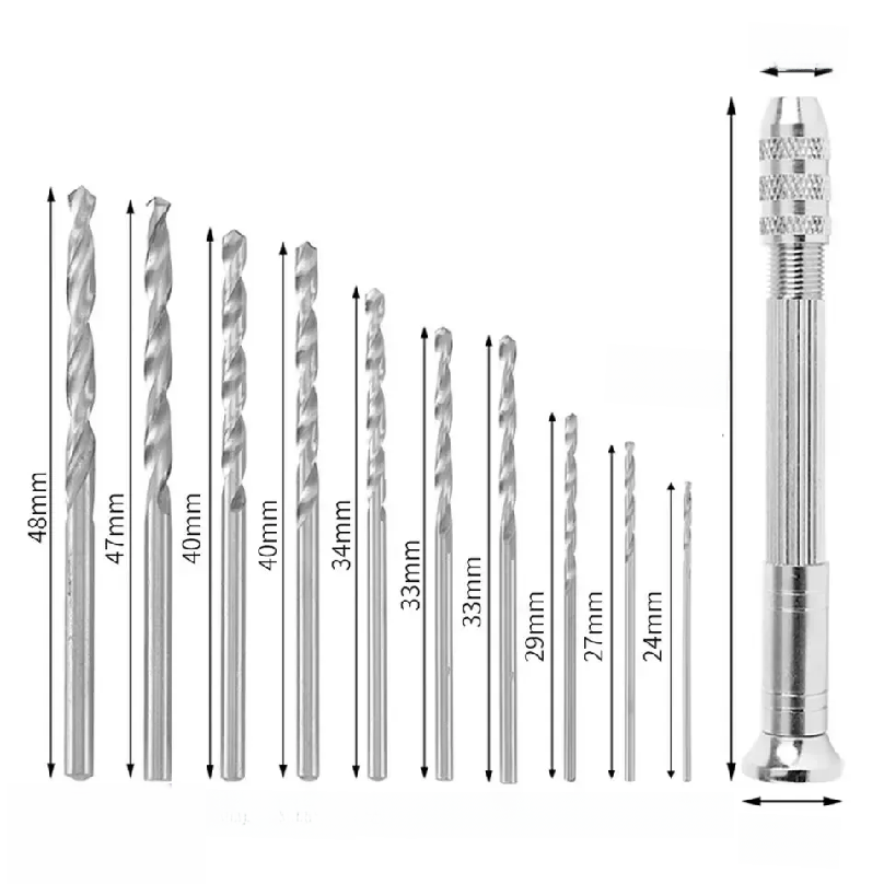 0.8-3.0mm Mini Hand Drill Wood - огляд і ціна Watches & Jewelry Repair Center