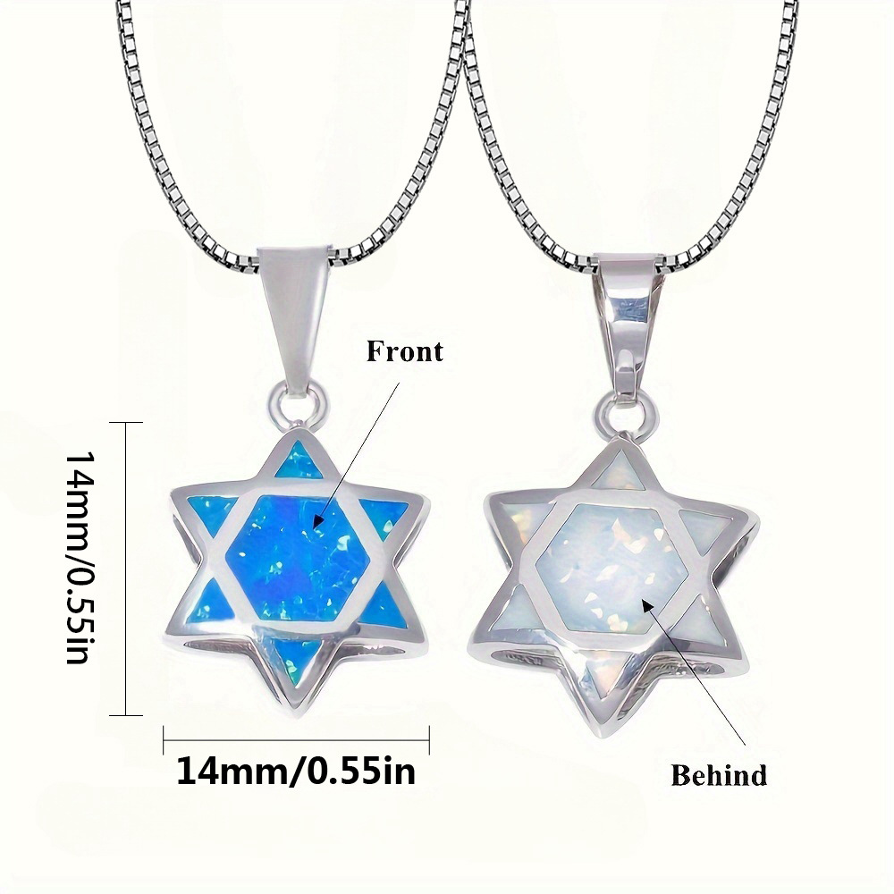 Star of David Opal Pendant Nec - огляд і ціна Necklace Pendant