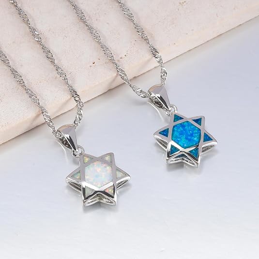 Star of David Opal Pendant Nec - огляд і ціна Necklace Pendant
