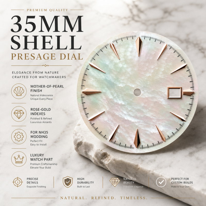 NH35 shell Presage dial 35mm r - огляд і ціна Seiko Watch Presage