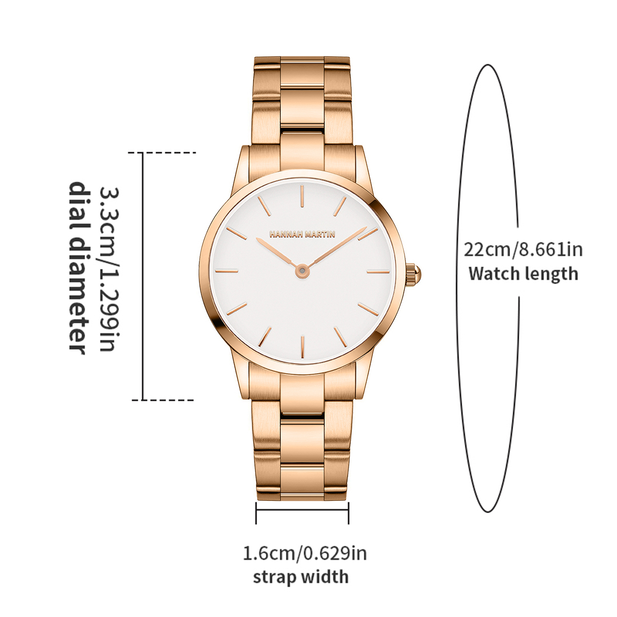 Womens Watch Rose Gold Stainle - огляд і ціна Jewelry Clasp Watches