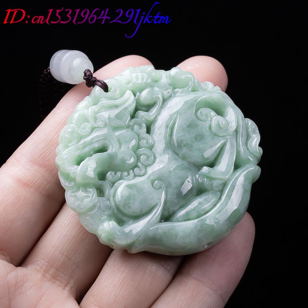 Natural Myanmar Jadeite Pixiu  - огляд і ціна Necklace Pendant