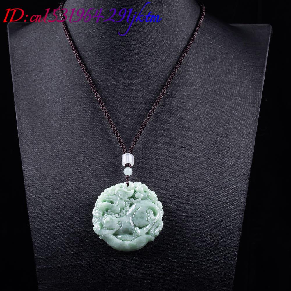 Natural Myanmar Jadeite Pixiu  - огляд і ціна Necklace Pendant
