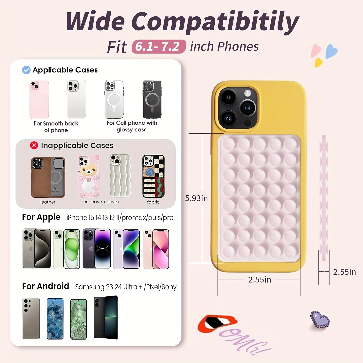 2pcs Double-Sided Silicone Suc - огляд і ціна Watches & Jewelry Repair Center