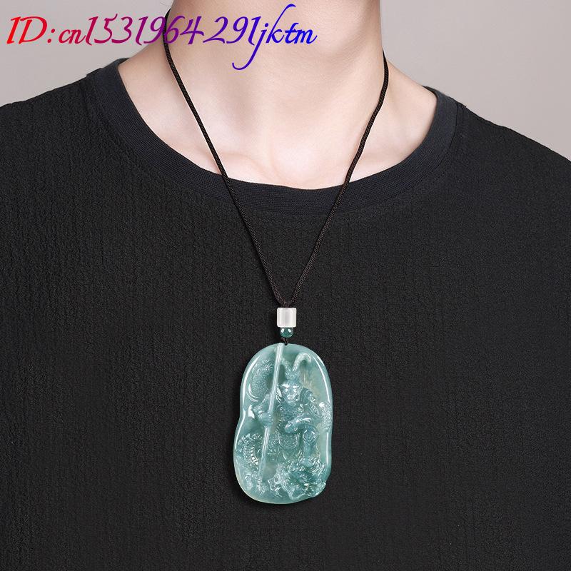 Burmese Jadeite Monkey King Pe - огляд і ціна Necklace Pendant