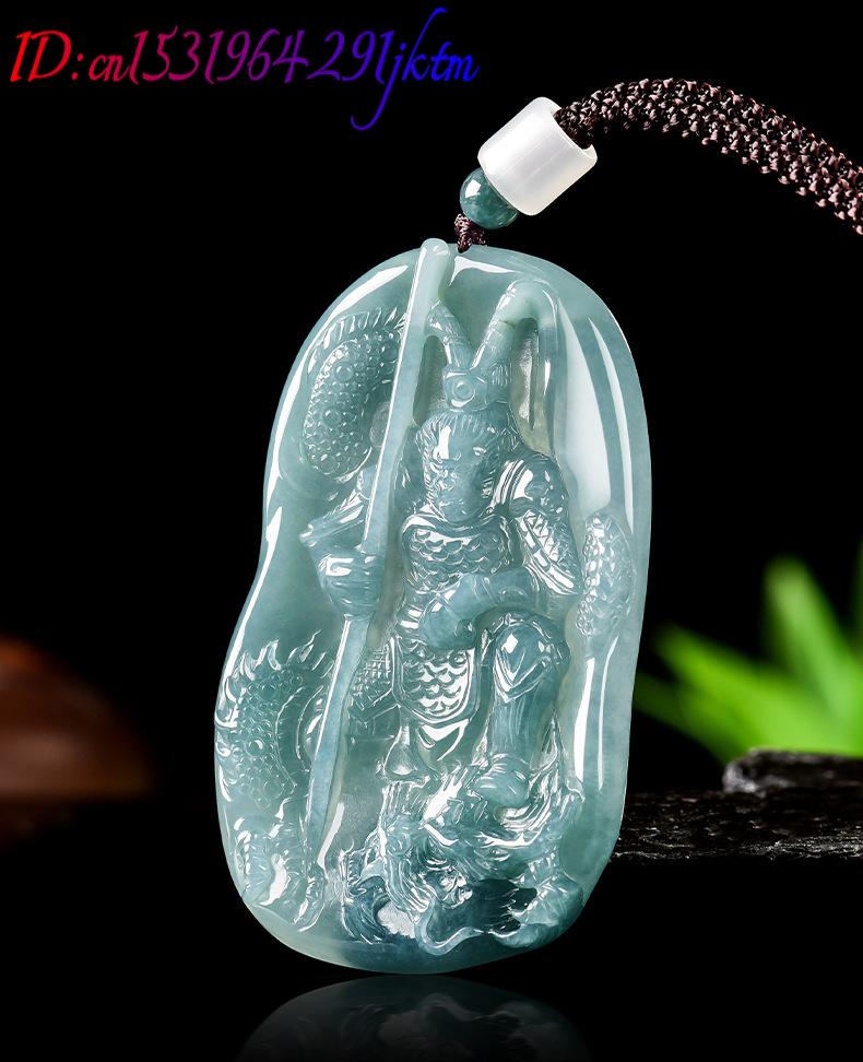 Burmese Jadeite Monkey King Pe - огляд і ціна Necklace Pendant