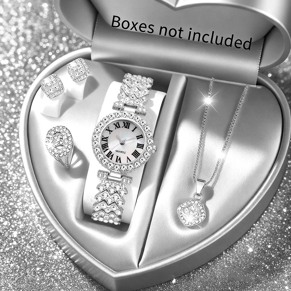 2026 5pcs Elegant Rhinestone W - огляд і ціна Jewelry Clasp Watches